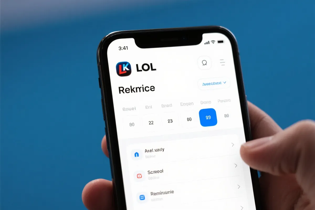 LCK时间表订阅与提醒界面
